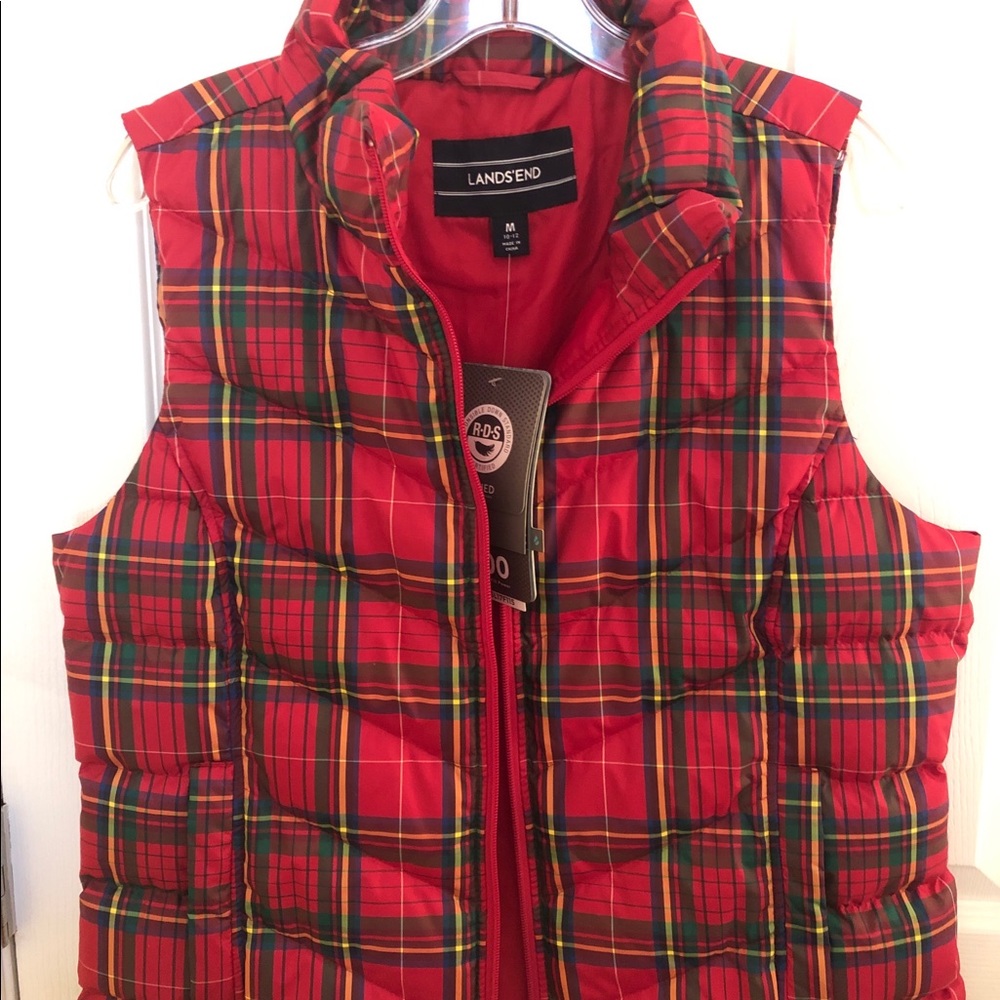 Down vest.